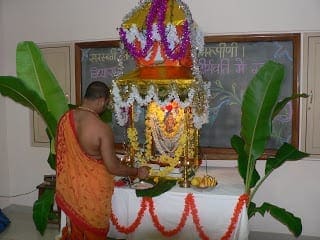 Saraswatipuja In Our Dpt. 8 P1060863