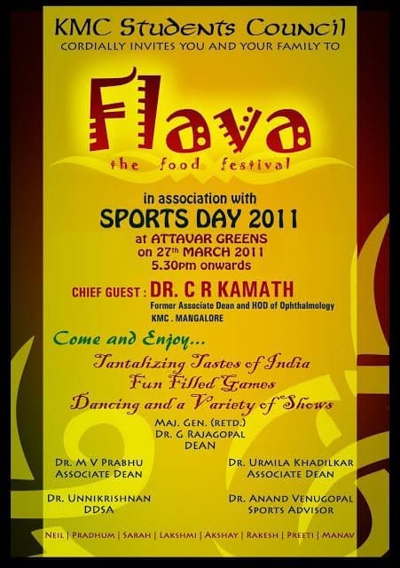 FLAVA FOOD FESTIVAL KMC Mangalore
