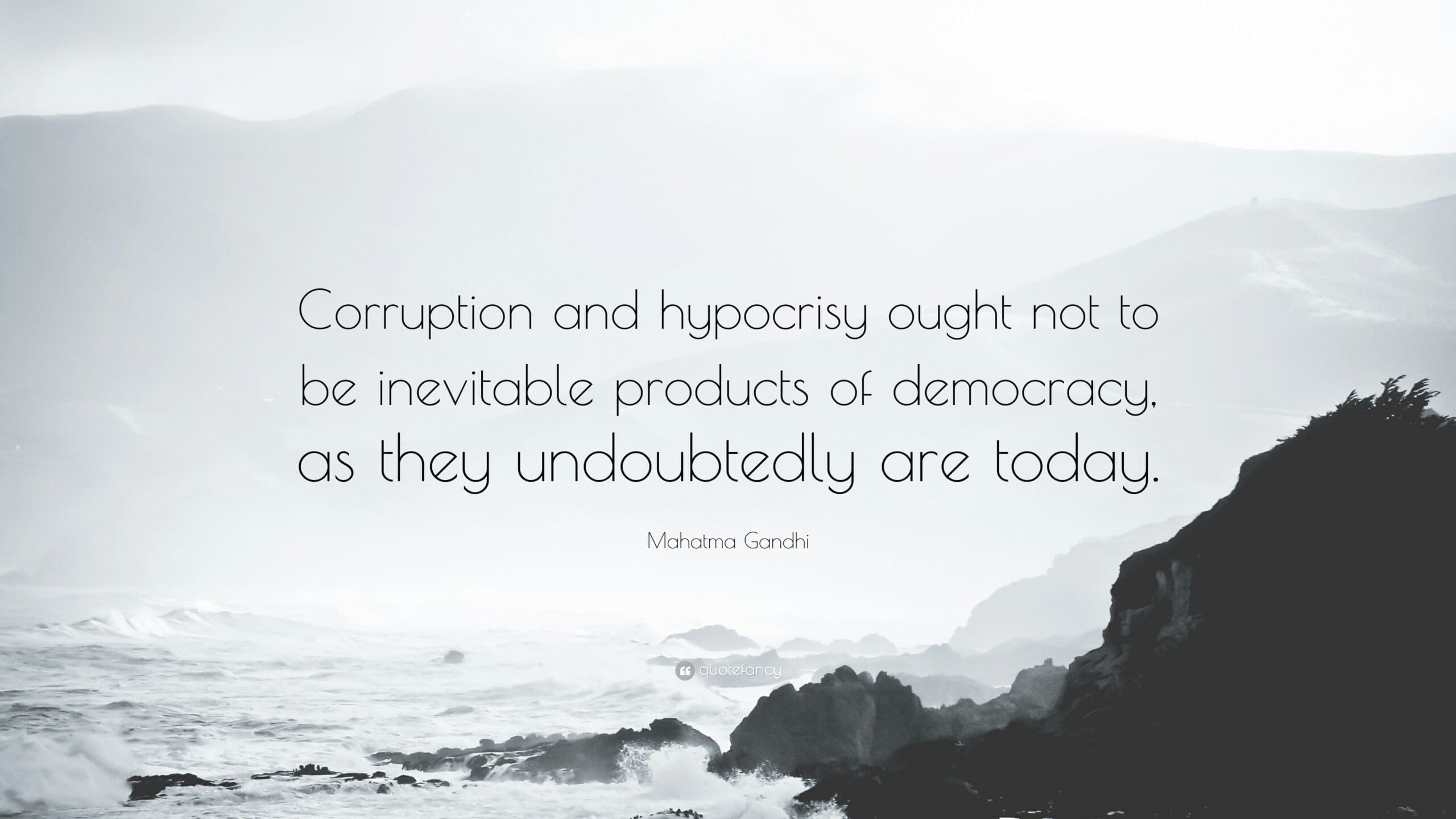 Gandhi: The Father Of The Nationwide Corruption – 2 17 Quotefancy 462209 3840x2160 1