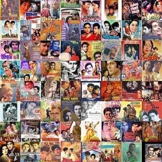 Collage of Hindi movie posters