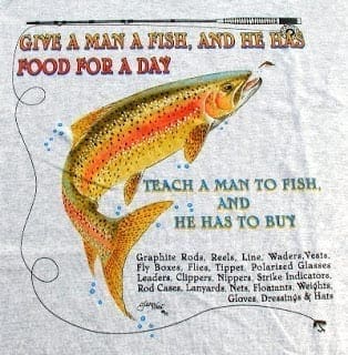 Give a Man a fish 1