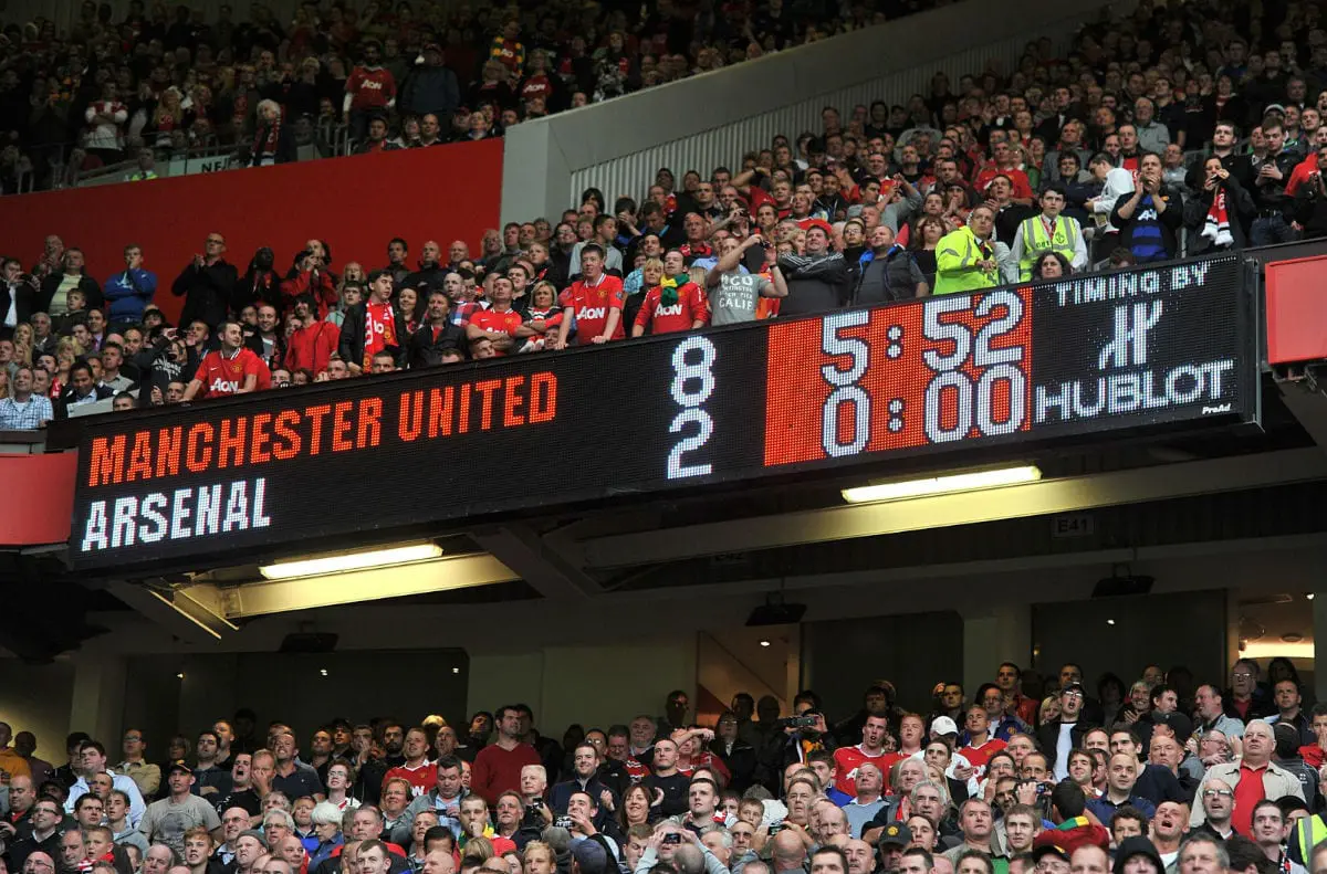 Manchester United 8 - Arsenal 2