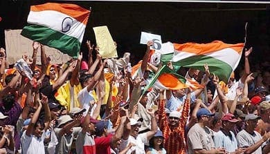 Crowd during games in India