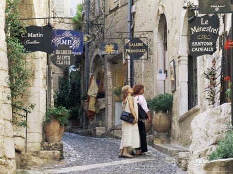 village street st paul de vence alpes maritimes provence france1