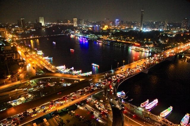 Nile at night