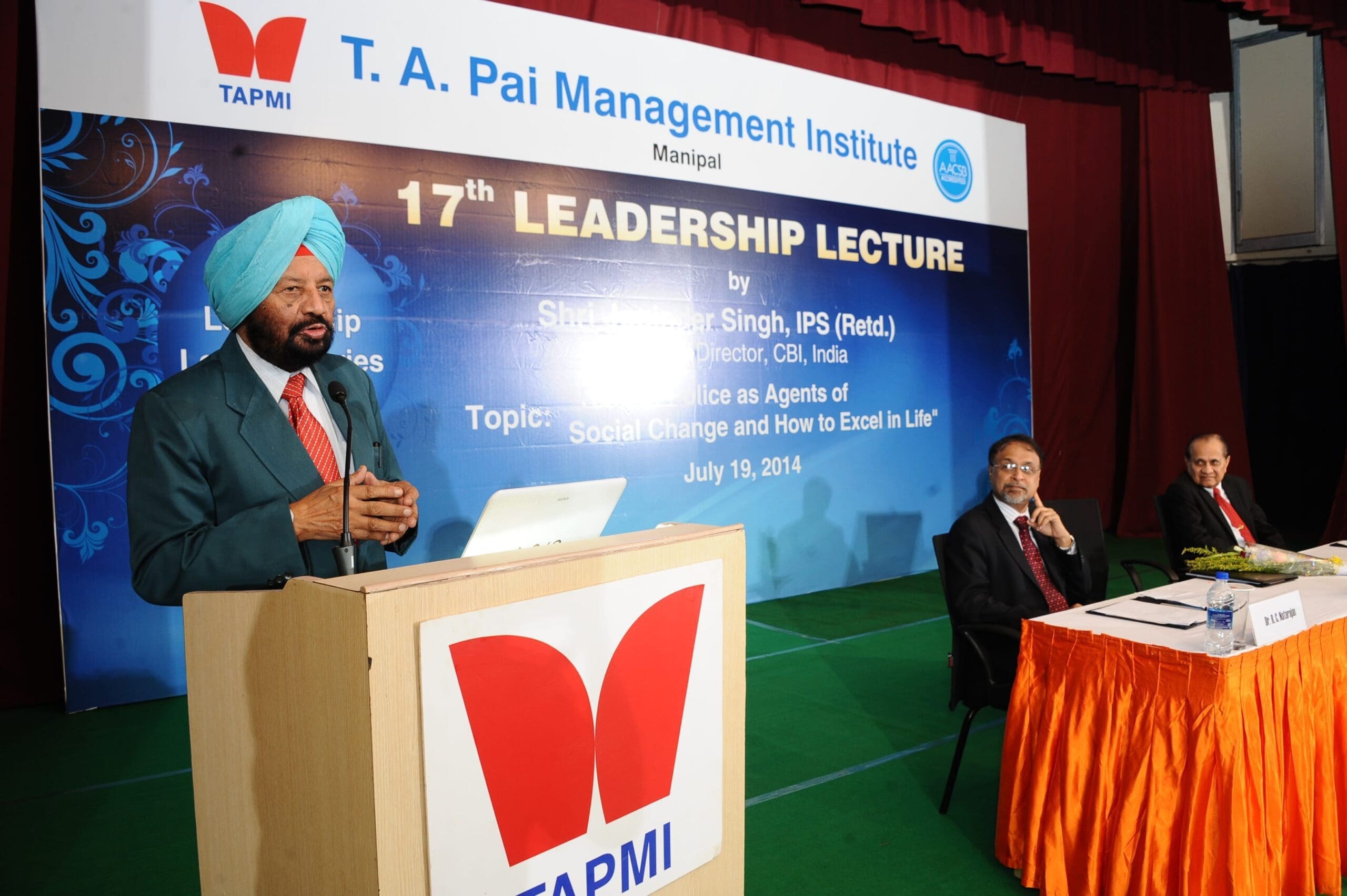 Leadership lecture TAPMI