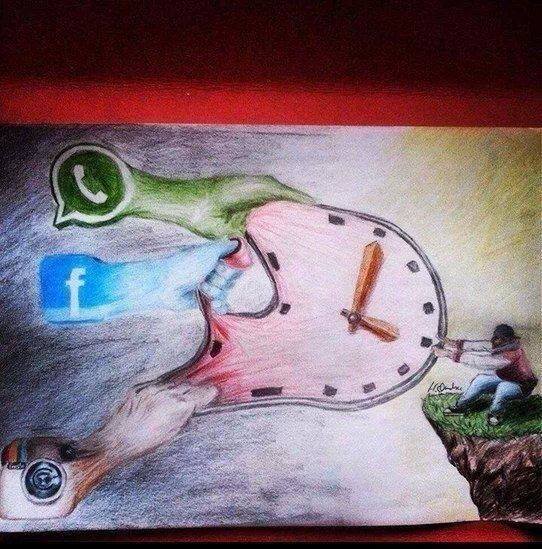 Picture on How mobile and internet is stealing away our time and life