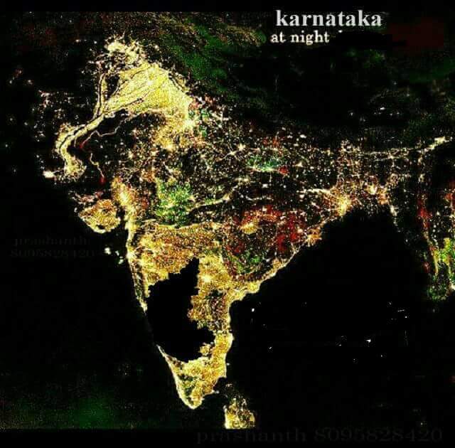 Karnataka at Night Karnataka at Night