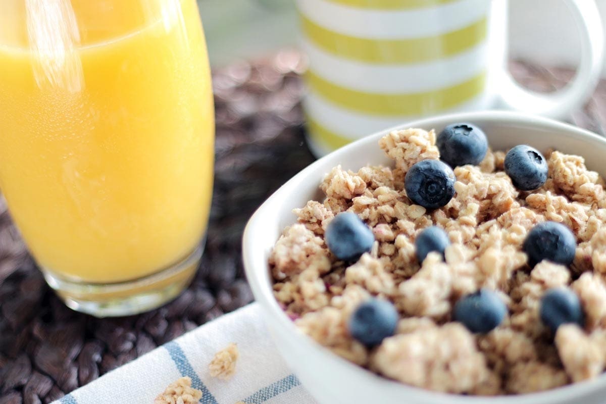 food healthy morning cereals