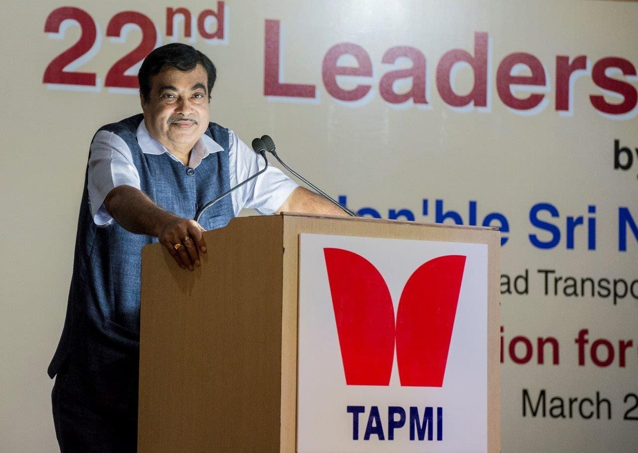 Nitin Gadkari delivers 22nd Leadership Lecture Nitin Gadkari delivers 22nd Leadership Lecture