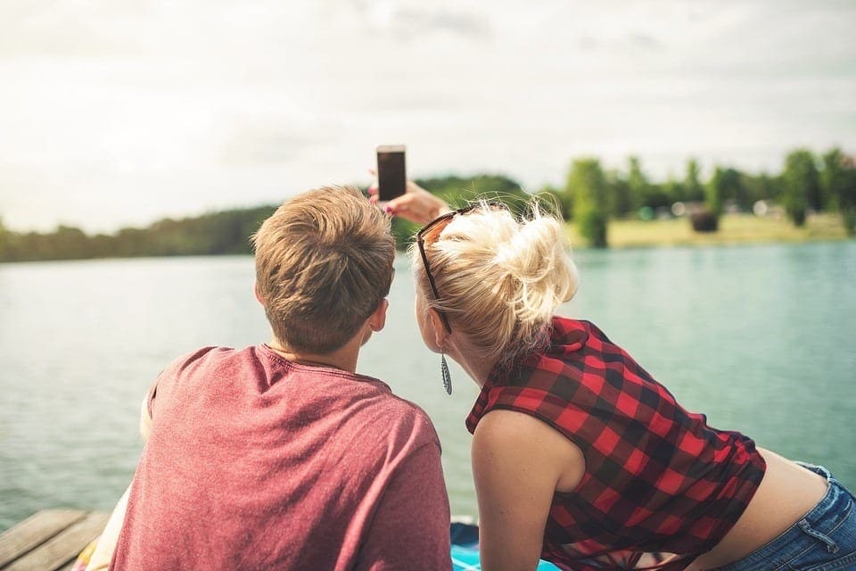 Selfie at the river side