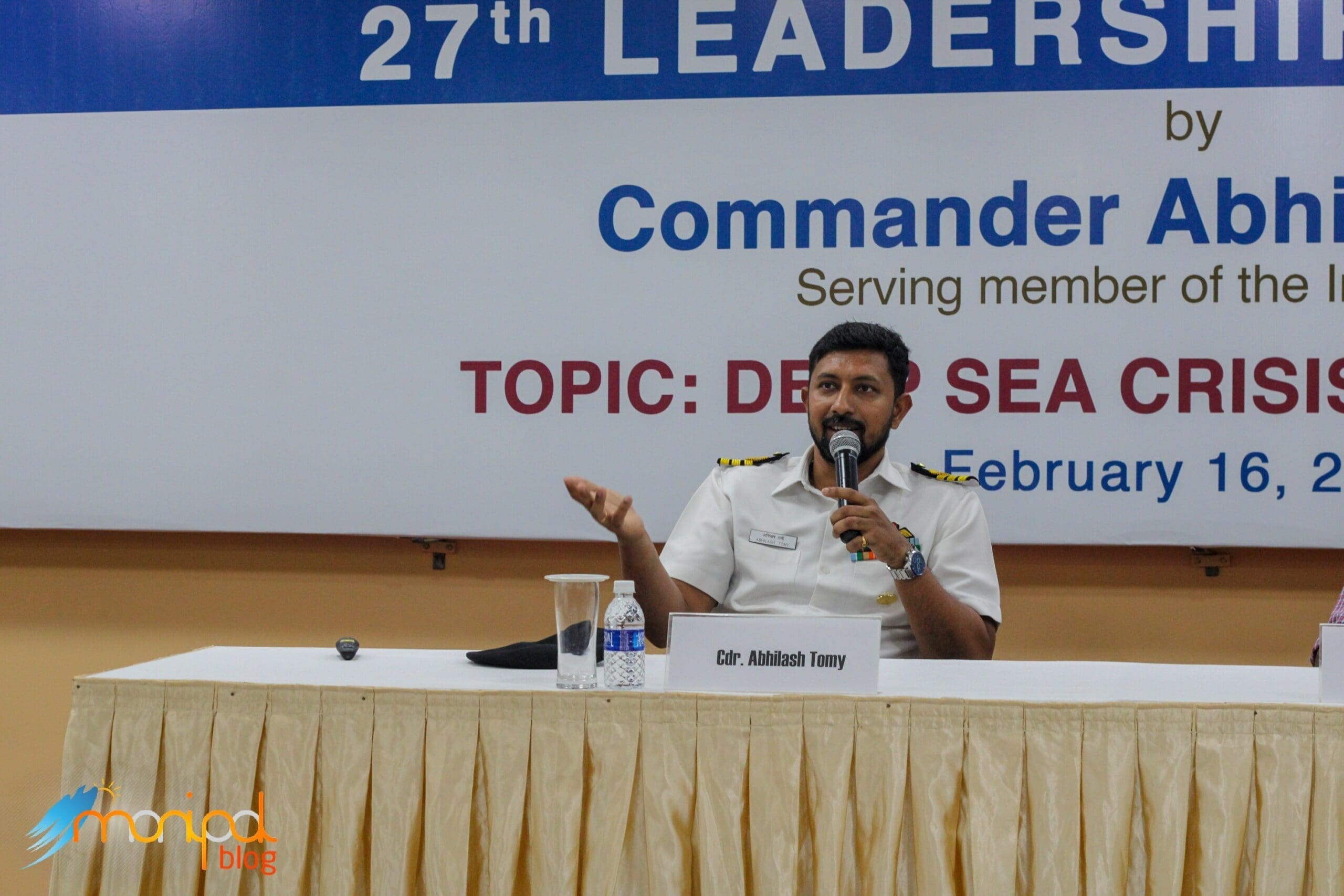 Deep Sea Crisis Management Lecture By Commander Abhilash Tomy 1 Photo 1550332309604