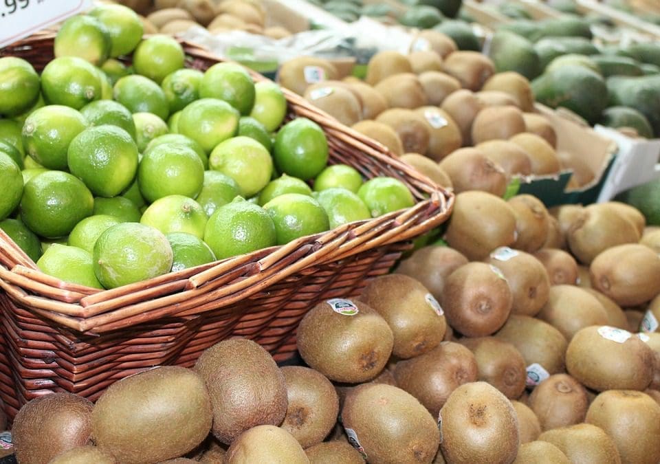 Kiwi Brow Food Limes Fruit Green Fresh