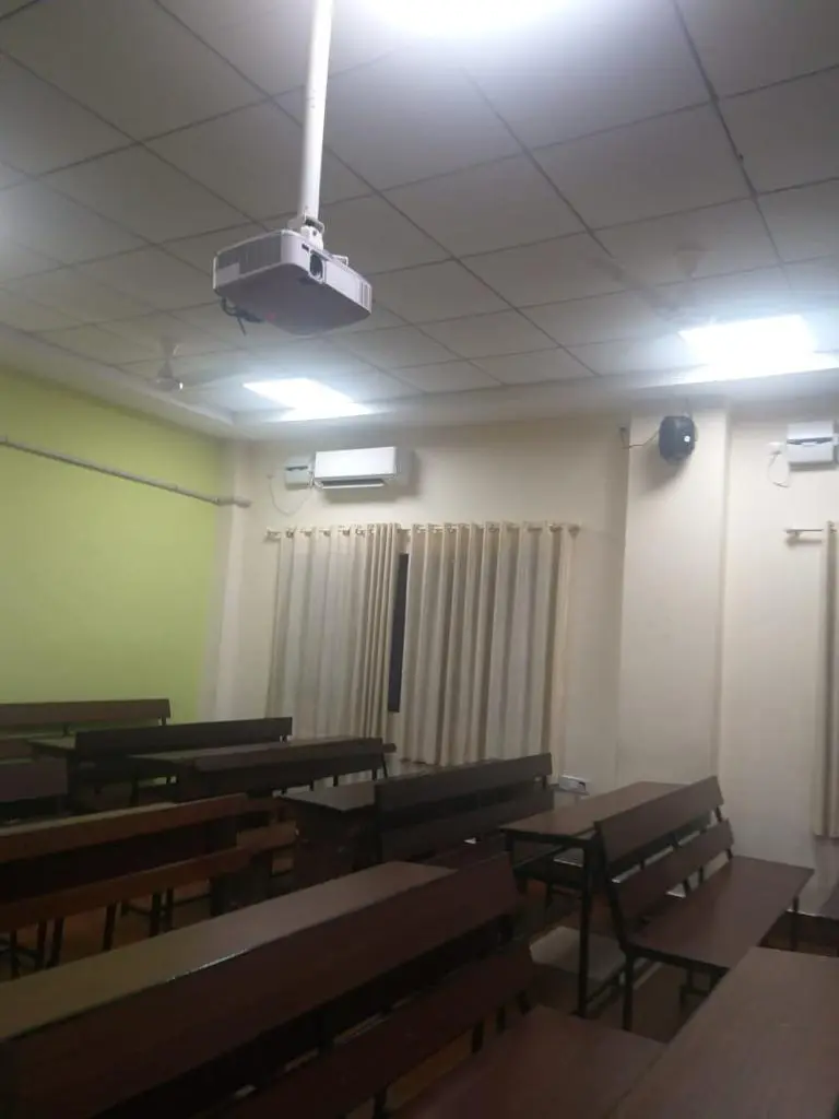 Classroom at Manipal Institute of Communication, MAHE, Manipal