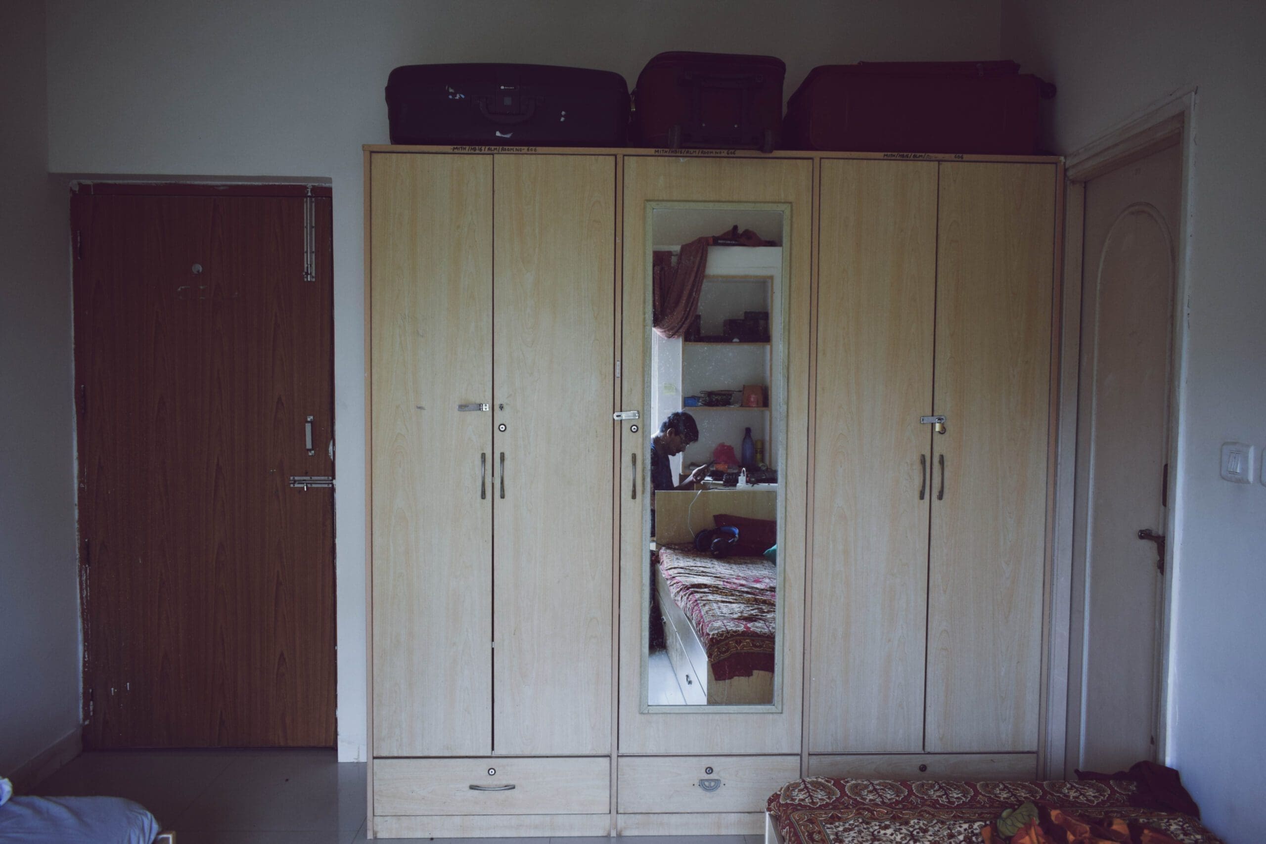 Manipal Institute Of Communication: Two Weeks Of Hostel Life And Academics 1 There are 3 cupboards in a 2 sharing room, one is the private one of each and 1 is common - MIT Manipal 16th Block Hostel Room Pictures