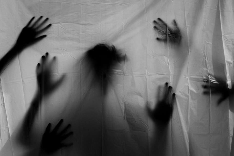 Fear Halloween Silhouette Scary Horror Hands Dark