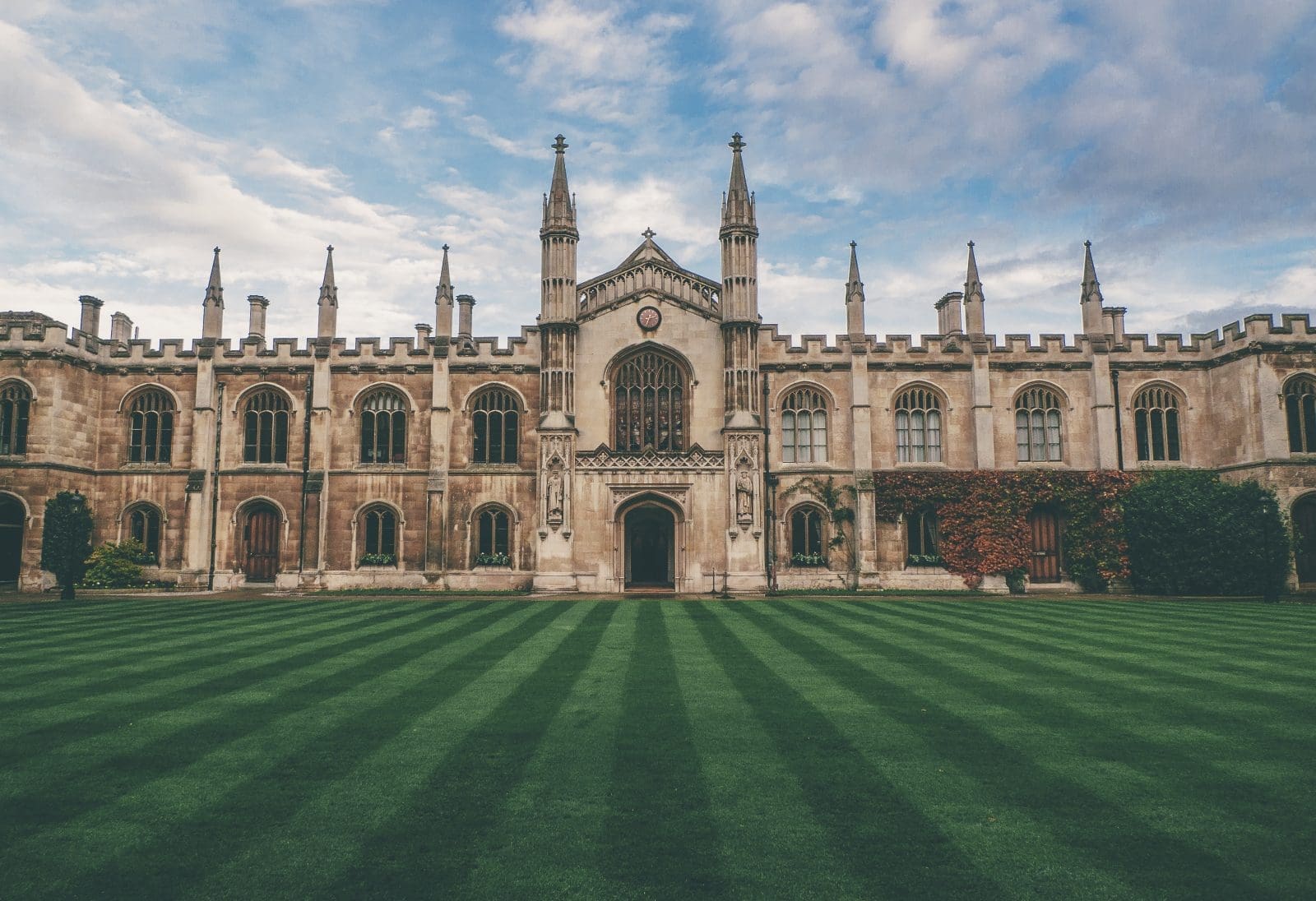 majestic building with huge grounds