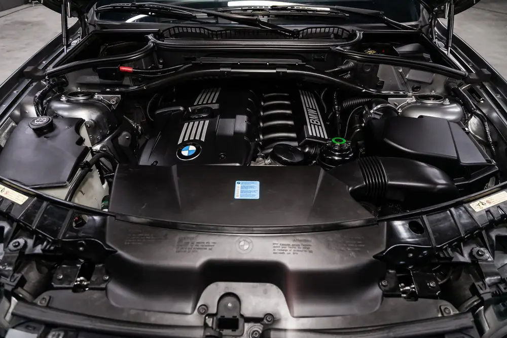 BMW Car Engine Exposed