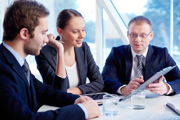discussing business ideas discussing business ideas