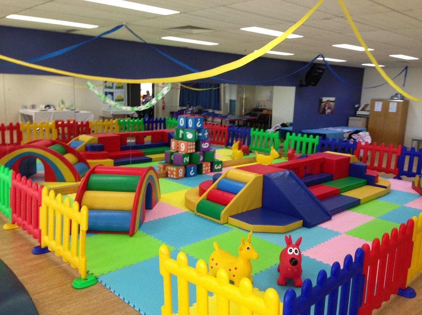 colourful indoor playground