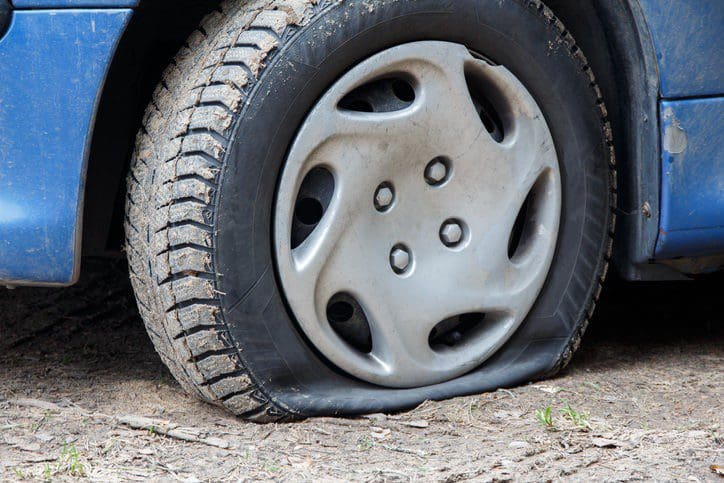 problems with cars flat tires