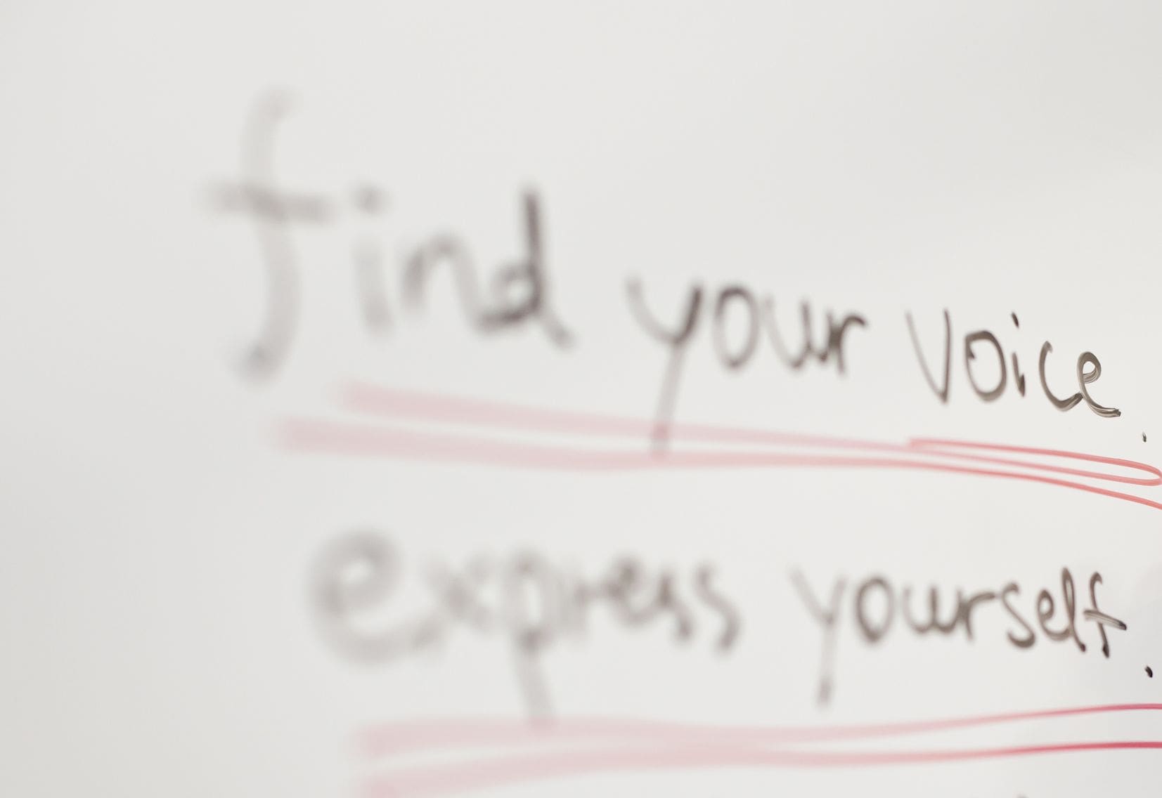 Find your voice brilliantly disruptive