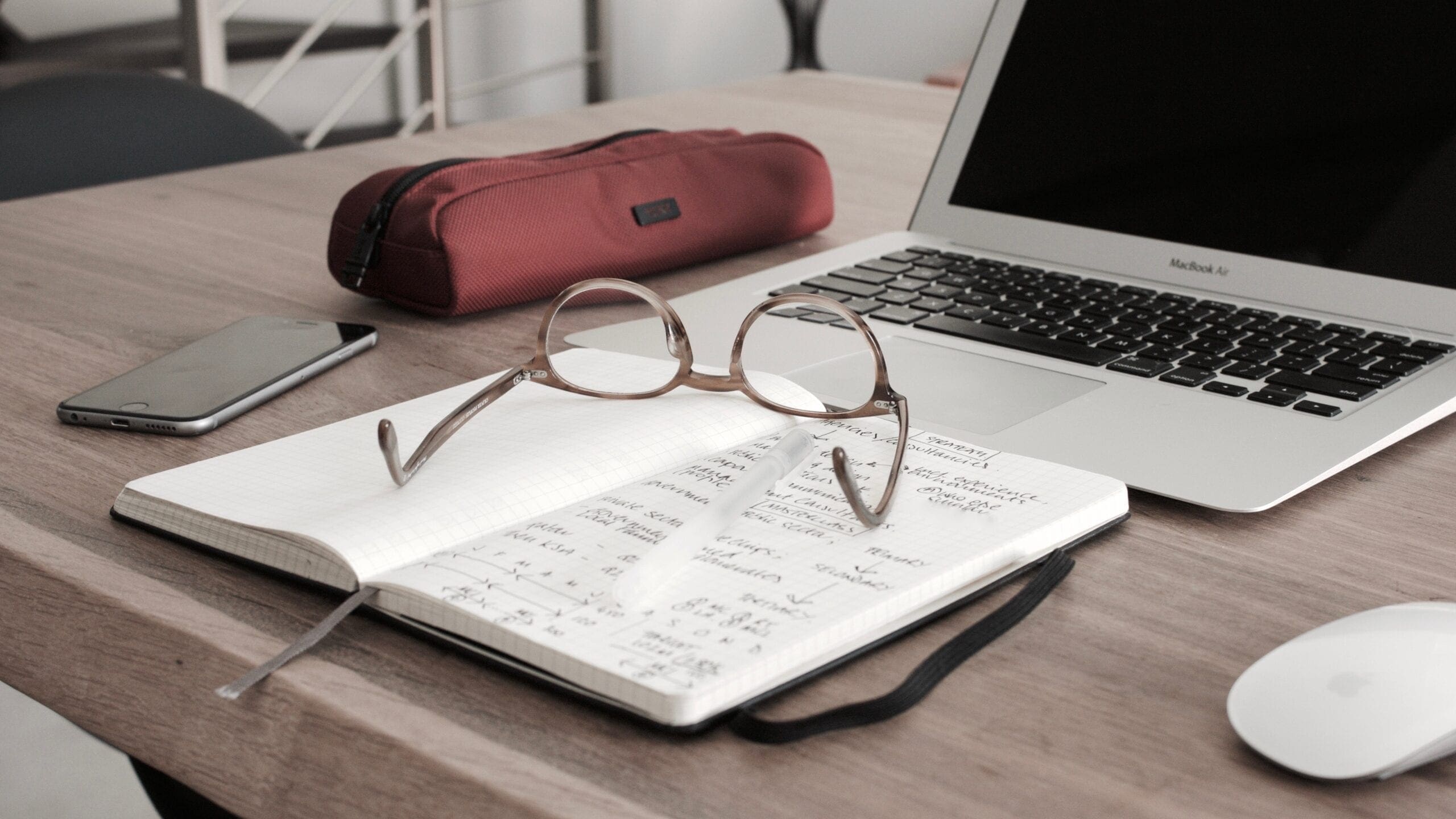 Snapomania! Photos Of A Day At College 1 eyeglasses on book beside laptop