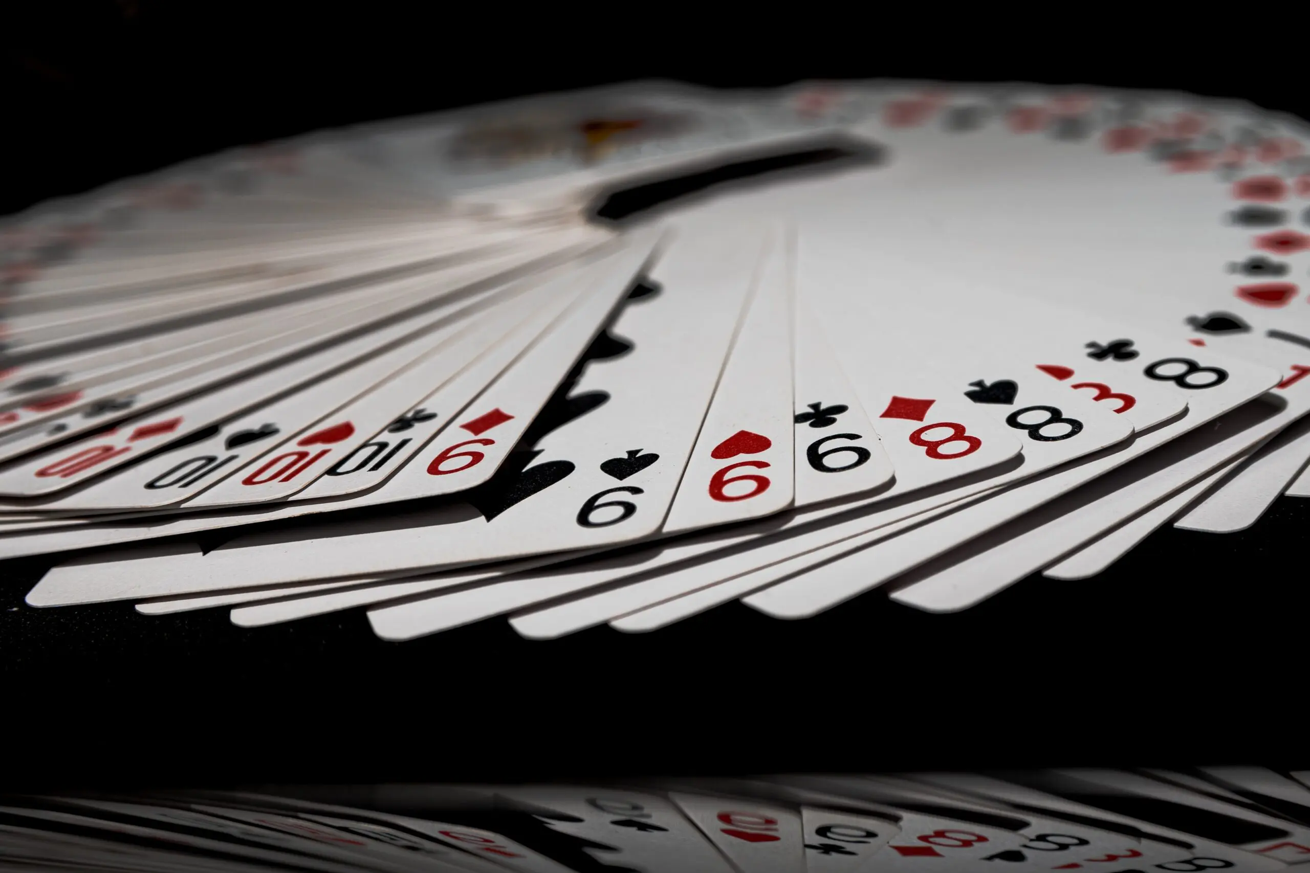 Photo by Jarosław Kwoczała playing cards lot