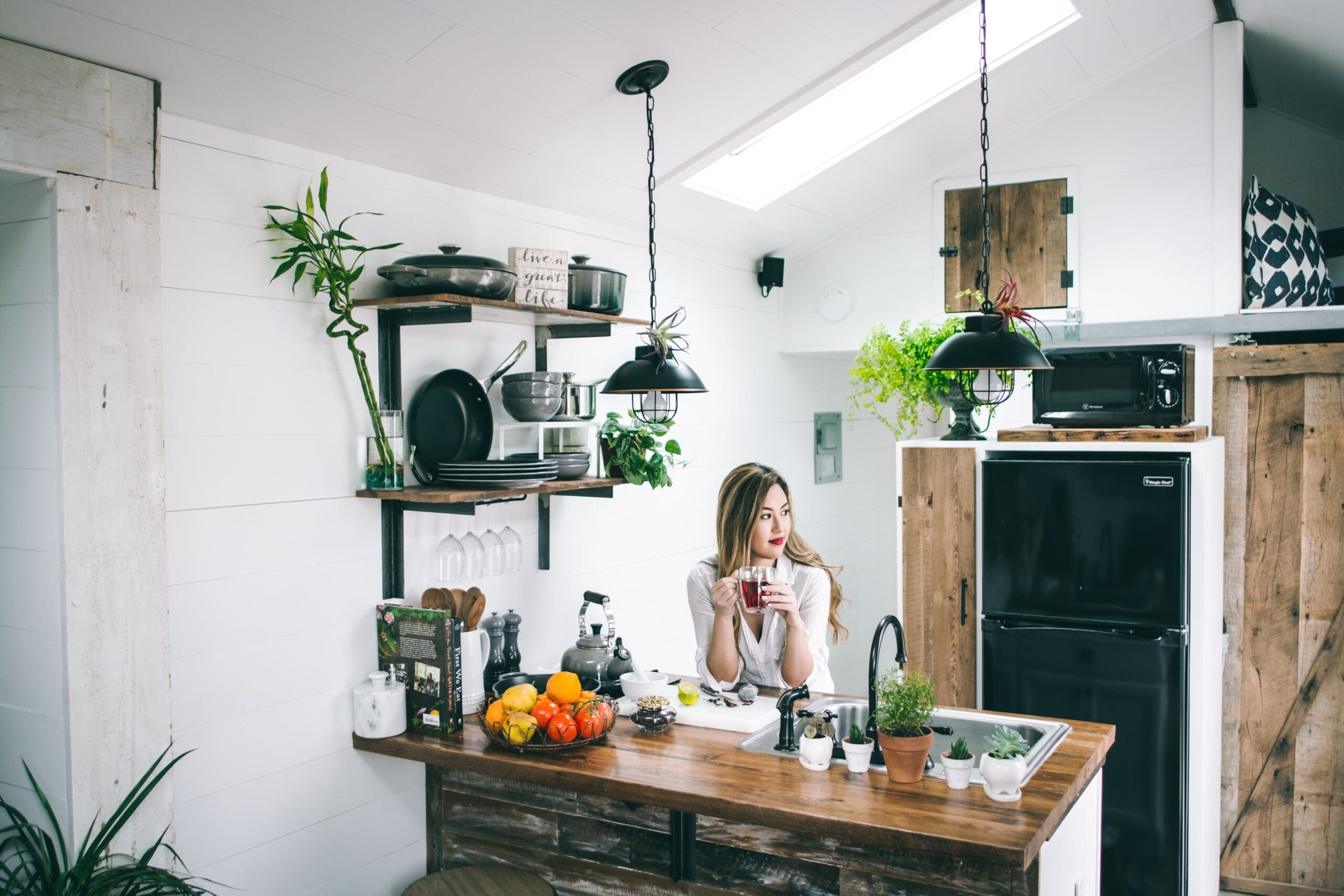 woman sitting in front of table increase the value of your home