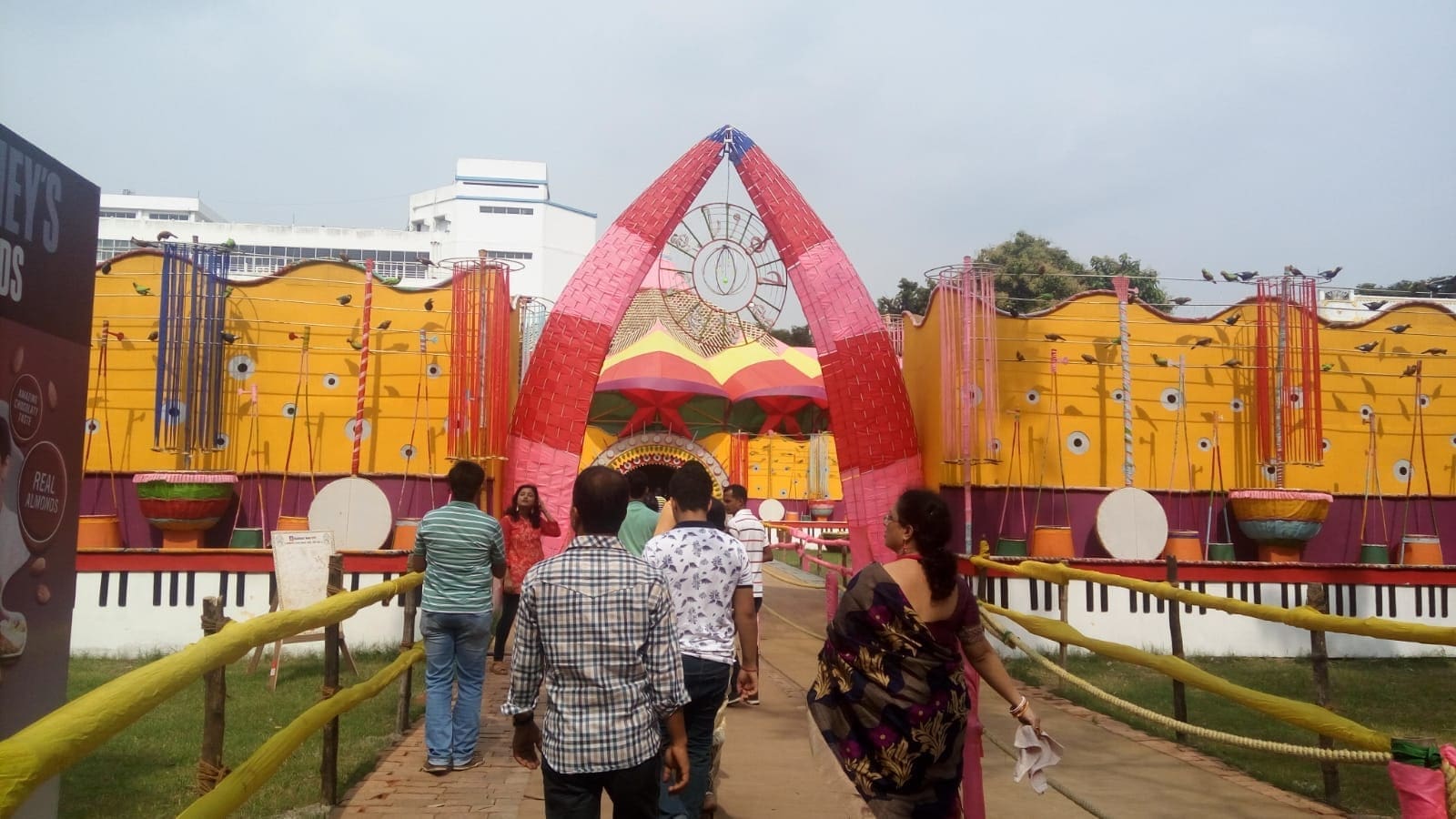 pandals at Durga Pujo
