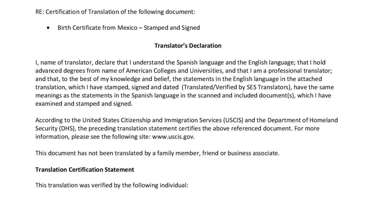 translation services