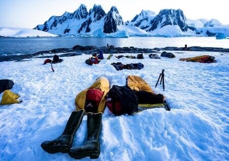 antartica camping bucket list