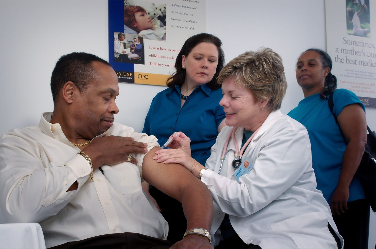 man wearing white dress shirt healthcare practice