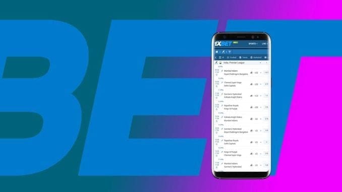 1xbet mobile app android featured
