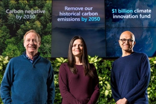 Microsoft will be carbon negative