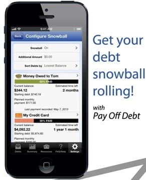 debt-free app