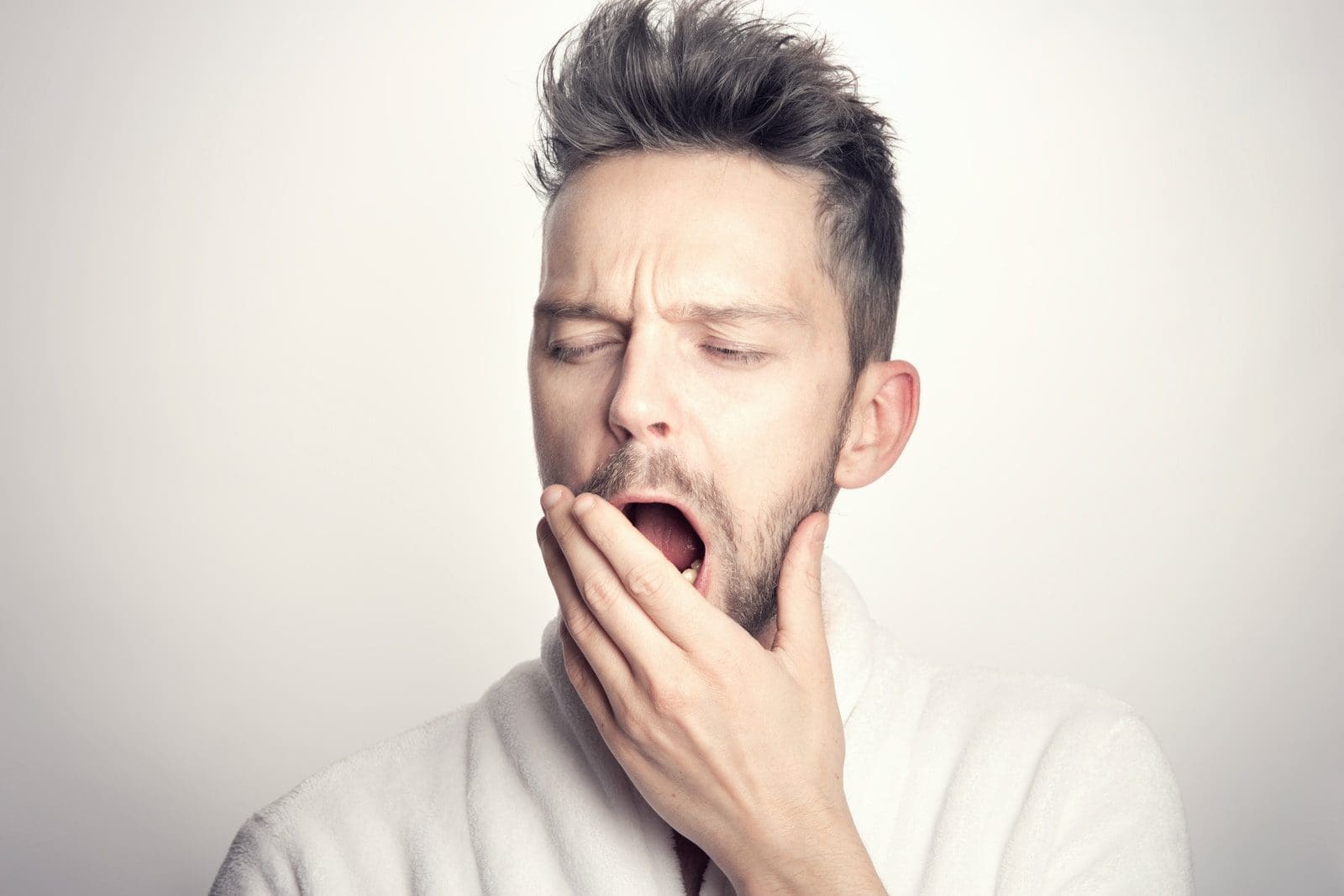 hangover man in white long sleeve shirt