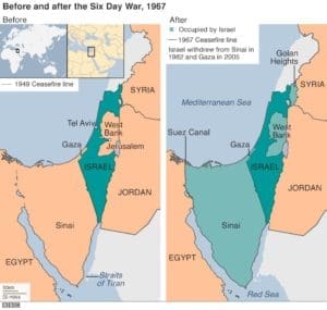 Before and After Six Day War BBC