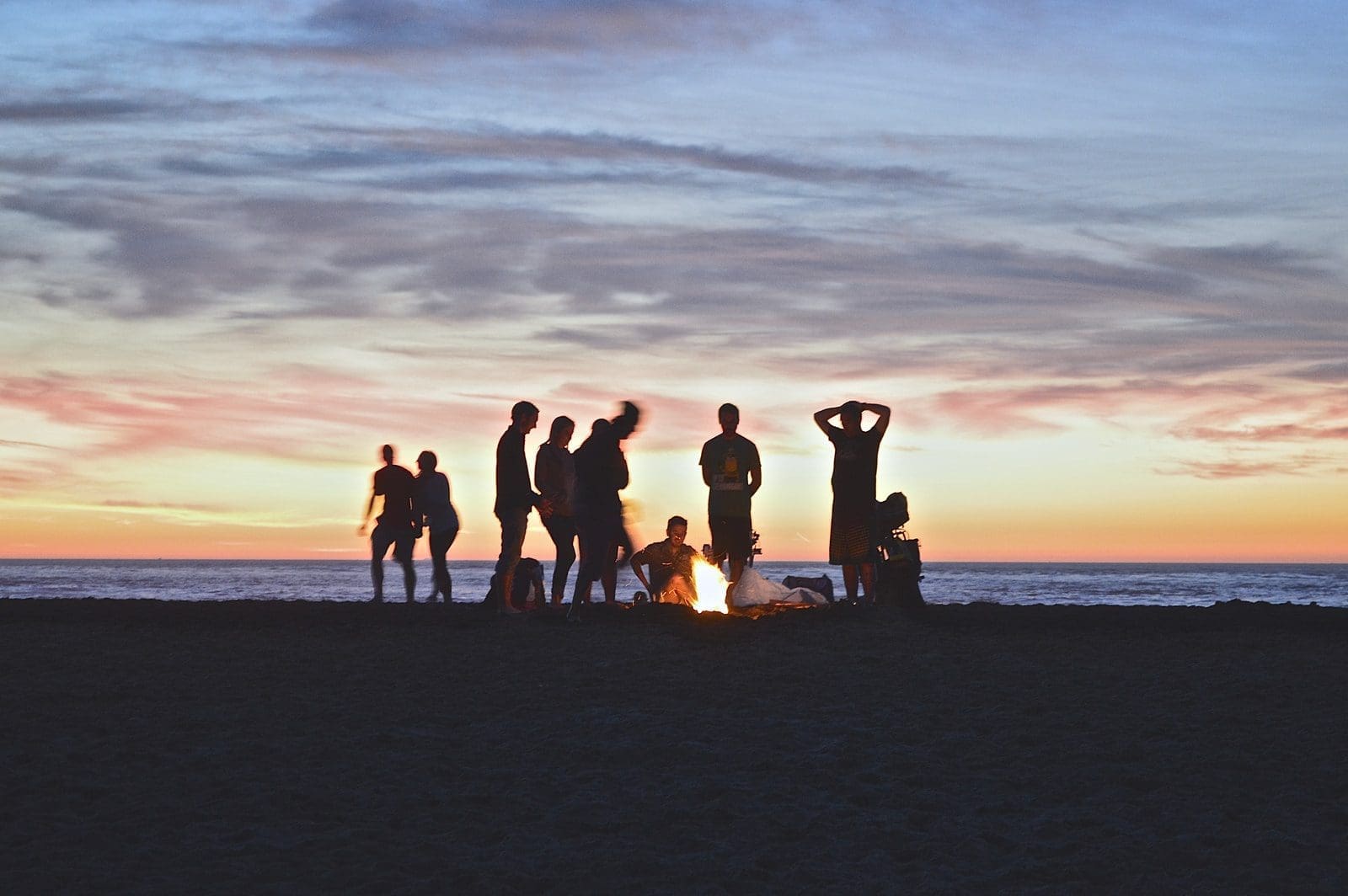 Wishes For Santa! 2 group of people setting up campfire