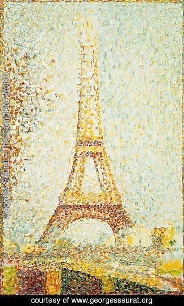 The Eiffel Tower 1889 - Georges Seurat