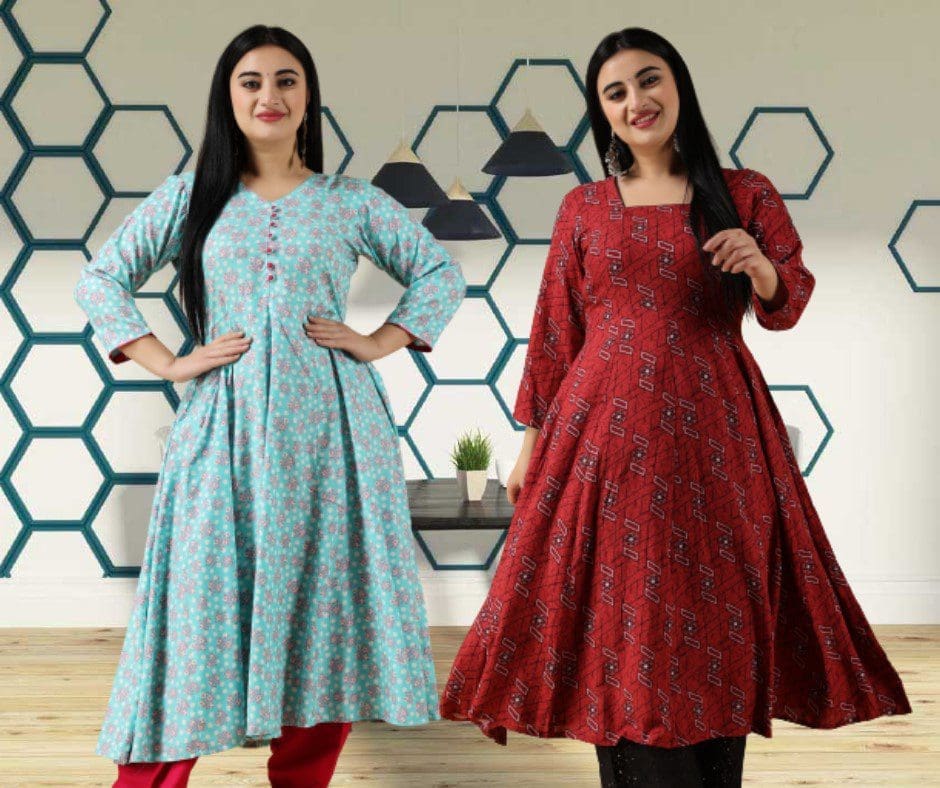 Anarkali suit plus size