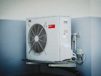 white and gray box fan Air Conditioning Maintenance