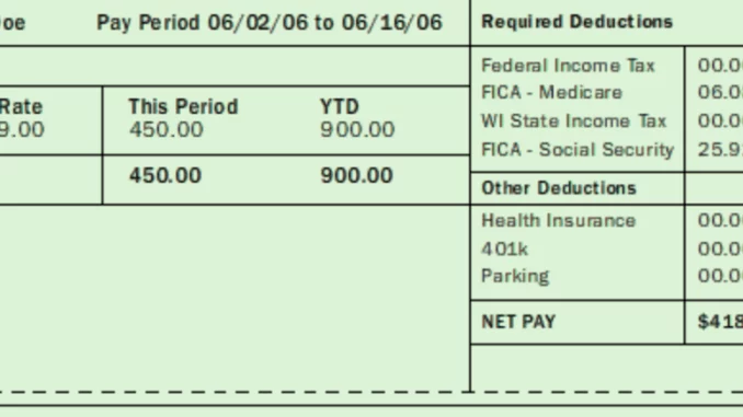 pay stubs