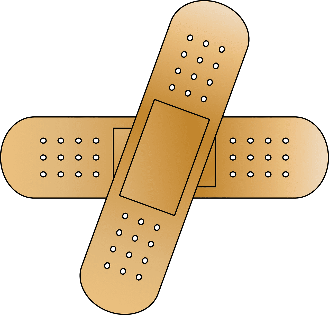 graphic, bandaids for cuts and scrapes