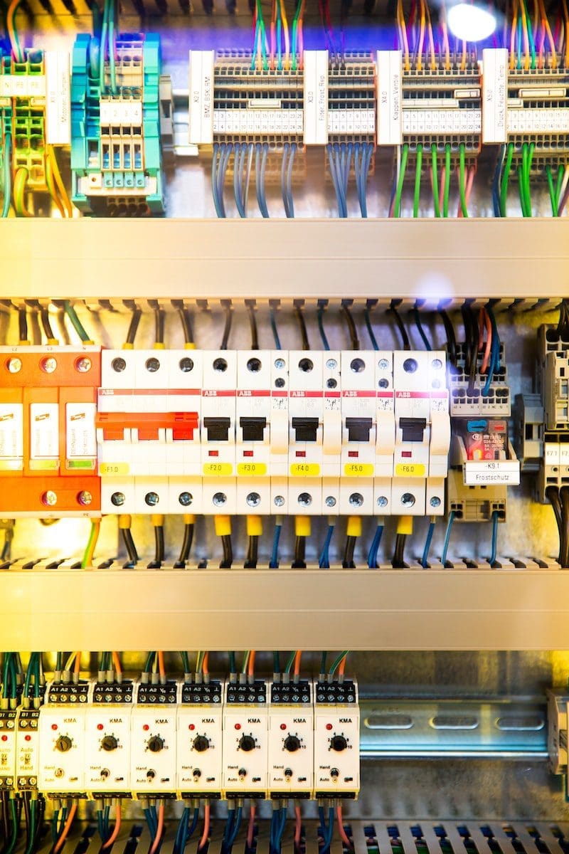 multicolored electronic part electrical panels