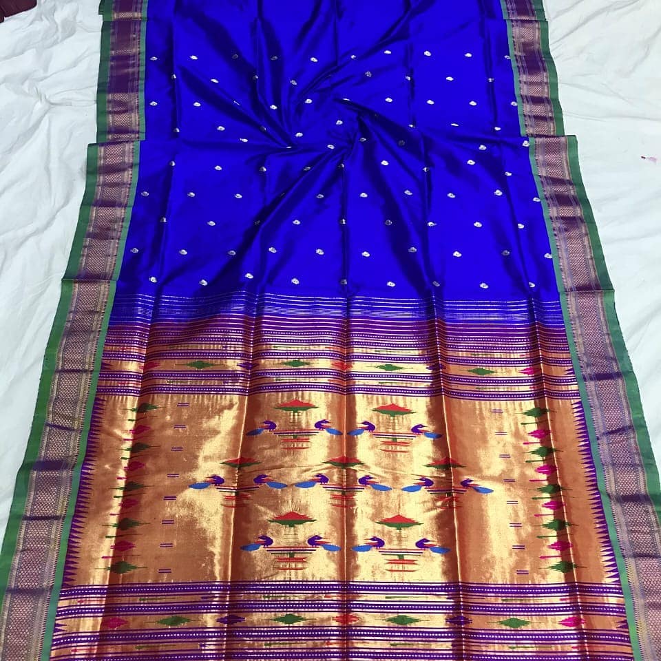 Ekdhoti weave Paithani saree