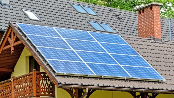 electric bill with solar panel