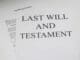 last legal will and testament white printer paper